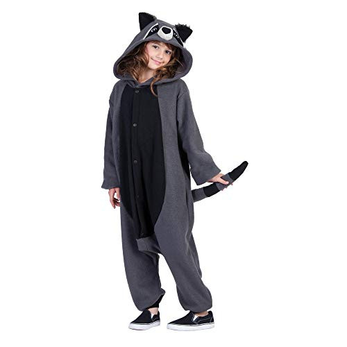 RG Costumes 40229 Funsies Rocky Raccoon Child MediumSize 810 CharcoalBlackWhite