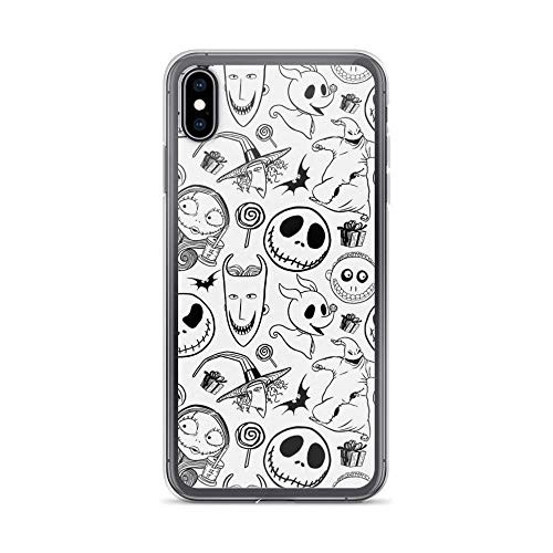 Nightmare Before Christmas Pattern Case Cover Compatible for iPhone XR