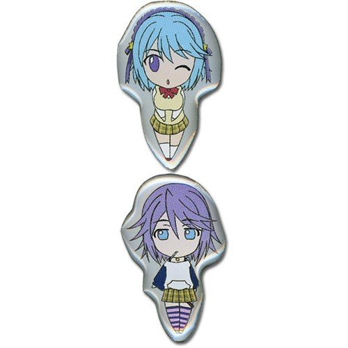 Rosario Vampire Kurumu and Mizore Set of 2 Pins