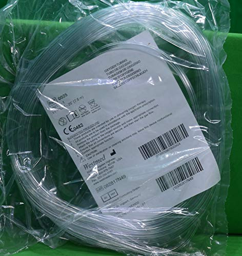 Westmed 0025 Oxygen Supply Tubing Clear 25 5 PACK