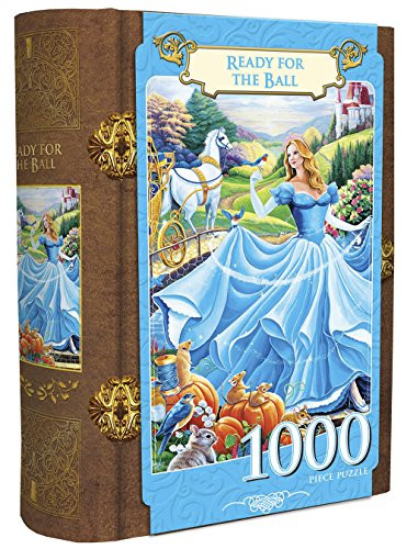 MasterPieces Ready for the Ball Cinderella Book Box Jigsaw Puzzle, 1000-Piece