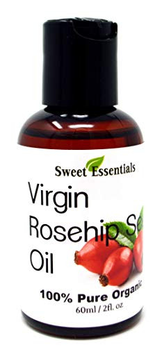 Organic Unrefined Virgin Rosehip Oil  2oz Bottle  Premium 100 Pure  Imported From Chile  ColdPressed  HEALS Dry Skin Fine Lines Acne Scars Eczema Psoriasis Dermatitis Sun Damage  More