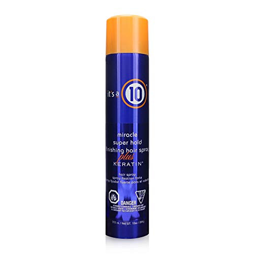 Its a 10 Haircare Miracle Super Hold Finishing Hair Spray Plus Keratin 10 fl oz Its a 10 Haircare Miracle Super Hold Finishing Hair Spray Plus Keratin 10 fl oz