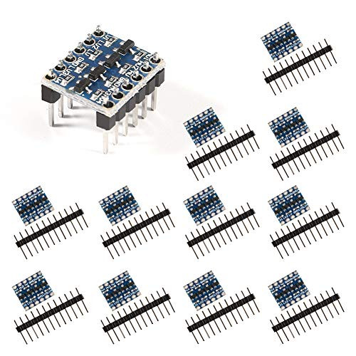 ACEIRMC 12pcs 4 Channels IIC I2C Logic Level Converter BiDirectional Module 33V to 5V Shifter for Arduino