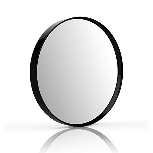 10X Magnifying Makeup Mirror Round Mirror with 2 Suction Cups Facial Makeup Cosmetic Absorption Shaving Home Makeup Travel Essential Black 10X Magnifying Makeup Mirror Round Mirror with 2 Suction Cups Facial Makeup Cosmetic Absorption Shaving Home Makeup Travel Essential Black