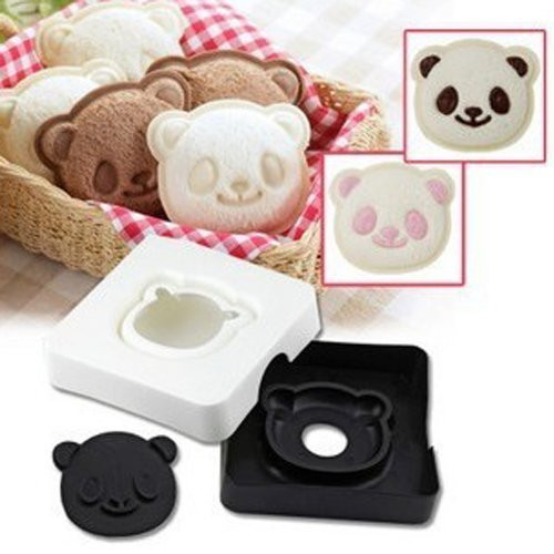 Sandwich Cutter Taidea Cute Panda Pocket Bread Cutter Hand Tools Sandwich Kit Food Deco Sandwich Mold Sandwich Maker Toast Mold Mould Cookie Stamp Kit