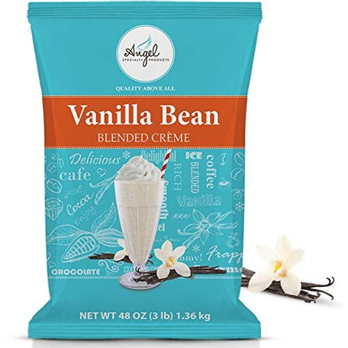 Angel Specialty Products Blended Smoothie Frappe Powder Mix Vanilla Bean 3 LB 34 Servings Angel Specialty Products Blended Smoothie Frappe Powder Mix Vanilla Bean 3 LB 34 Servings