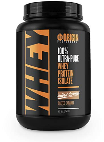 Origin 100 UltraPure Whey Protein Isolate  2 lbs Salted Caramel