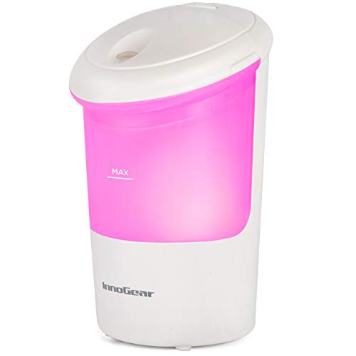InnoGear Car Diffuser USB Essential Oil Diffuser Ultrasonic Car Humidifier Aromatherapy Diffusers with IntermittentContinuous Mist for Office Travel Home Vehicle White