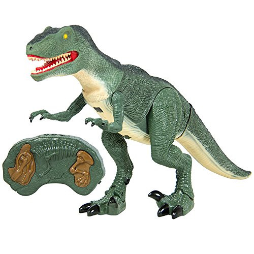 FanBell Remote Control Dinosaur RC Toys Rex Dinosaur Tyrannosaurus TRex Velociraptor Dragon Toy Lights Sounds Walking and Roaring Kid Pet Animal FanBell Remote Control Dinosaur RC Toys Rex Dinosaur Tyrannosaurus TRex Velociraptor Dragon Toy Lights Sounds Walking and Roaring Kid Pet Animal