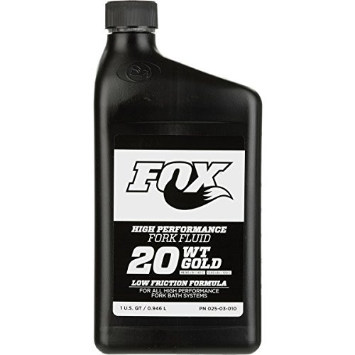 FOX Shox Suspension Fluid  32oz Gold 20wt for FIT and Open Damper Cartridge