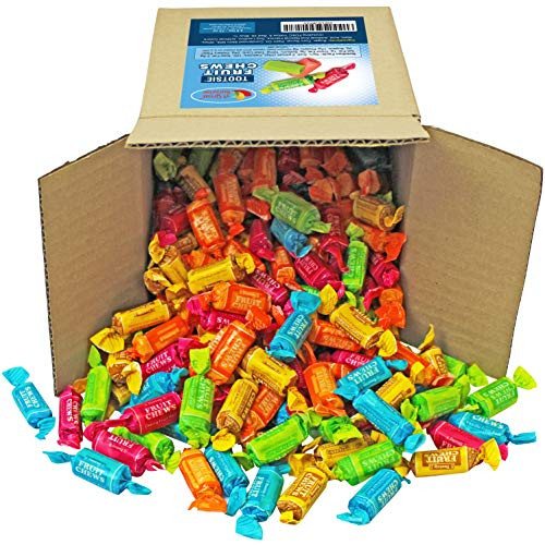 Tootsie Roll Fruit Chews Assorted Flavors in 6x6x6 Box Bulk Candy 45 LBS  72 OZ
