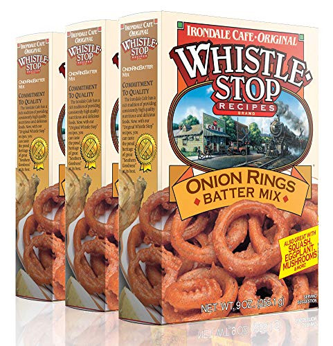 Original WhistleStop Cafe Recipes  Onion Ring Batter Mix  9oz  Case of 3