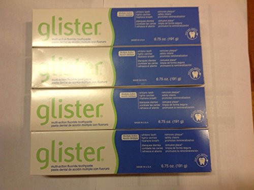 Glister Amway MultiAction Fluoride Toothpaste Set of 4675oz Each