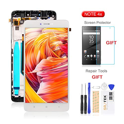 SRJTEK for Xiaomi Redmi Note 4X Screen Replacement  Redmi Note 4X LCD Screen Display Touch Screen Digitizer Glass Sensor Frame AssemblySRJTEK Repair PartsNote 4 Global VersionSnapdragon 625