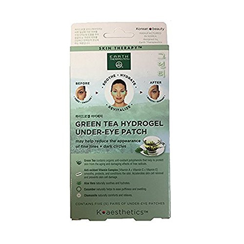 Earth Therapeutics Hydrogel Under Eye Recovery Patches  1 Box5 Pairs