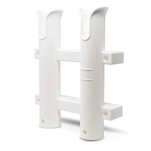 Five Oceans Two Rack Pole SideMount Rod Holder White FO4331