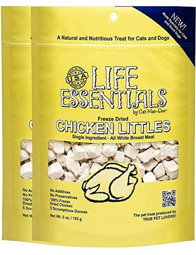 Freeze Dried Chicken Littles for Dogs  Cats 5 oz  2 Pack
