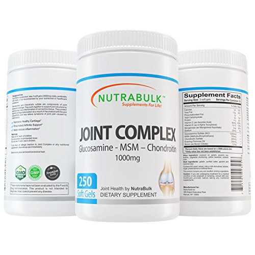 NutraBulk Super Joint Complex Soft Gels 250 Count
