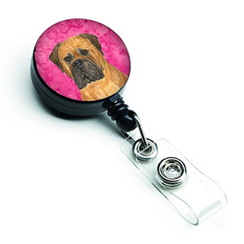 Carolines Treasures Fox Terrier Retractable Badge Reel or ID Holder with Clip Multicolor SS4793PKBR
