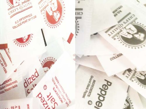 2000 Chefs Quality Salt AND pepper packets 1000 75 gram packets salt 1000 1 gram packets pepper More per packet than generic brands!
