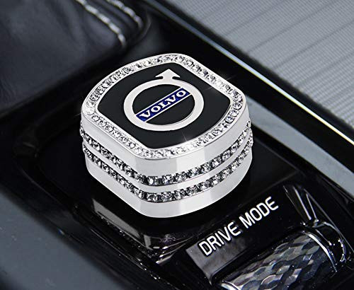 Button Start Center Control Switch Knob Head Decorative Sequin Cap Cover Decal Trim Fit for Volvo S60 2020 V60 2020 XC60 20182020 XC90 20152020 S90 V90