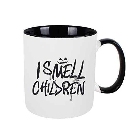 WHATCHA Halloween Funny Mug Gifts I Smell Children Coffee Tea Cup 14oz Ceramic
