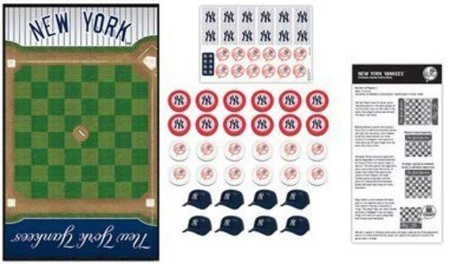 MasterPieces MLB New York Yankees Checkers Board Game MasterPieces MLB New York Yankees Checkers Board Game