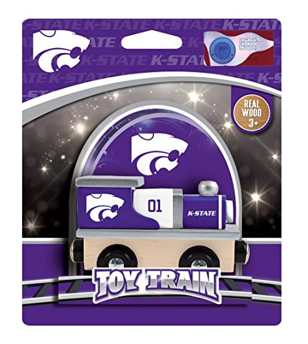MasterPieces NCAA Kansas State Wildcats Real Wood Toy Train Engine