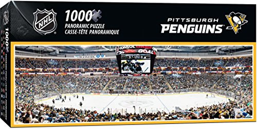 MasterPieces NHL Pittsburgh Penguins Stadium Panoramic Jigsaw Puzzle 1000 Pieces 13 x 39 MasterPieces NHL Pittsburgh Penguins Stadium Panoramic Jigsaw Puzzle 1000 Pieces 13 x 39