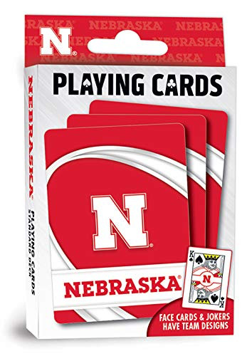 MasterPieces NCAA Nebraska Cornhuskers Playing Cards 25 x 35