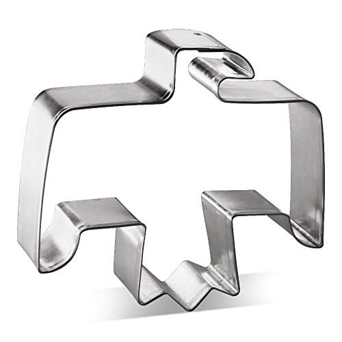 Thunderbird Cookie Cutter 4 in B1536 Foose Cookie Cutters USA Tin Plate Steel Thunderbird Cookie Cutter 4 in B1536 Foose Cookie Cutters USA Tin Plate Steel
