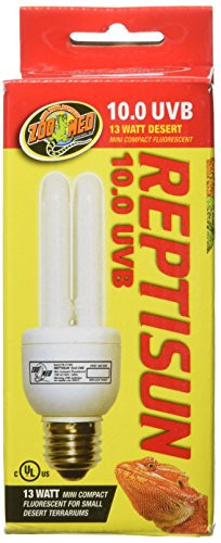 Reptisun 100 Uvb Mini Compact Fluorescent 13 Watt