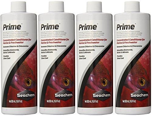 4 Pack Seachem Prime 500ml