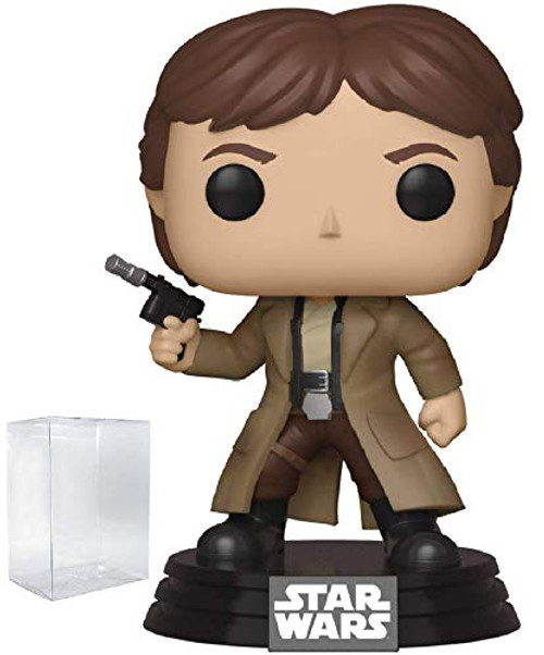 Star Wars Return of The Jedi  Endor Han Solo Funko Pop! Vinyl BobbleHead Figure Includes Compatible Pop Box Protector Case