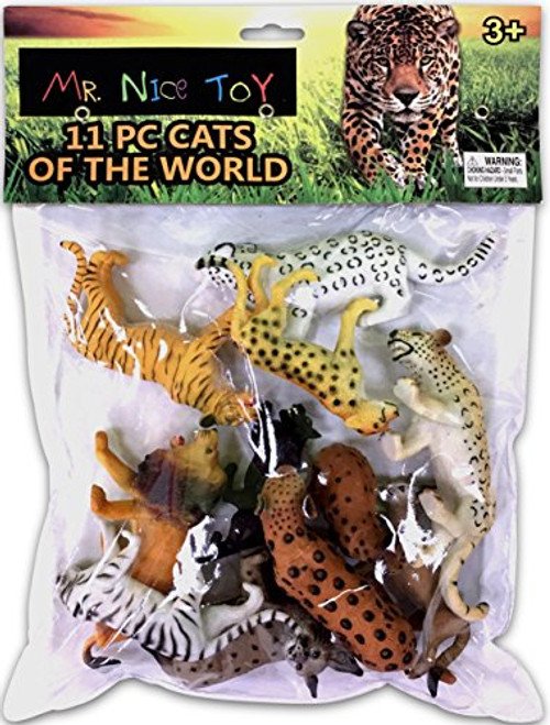 Mr. Nice Toy 11 Piece Cats of the World Assortment 3" to 6" figures Mr. Nice Toy 11 Piece Cats of the World Assortment 3" to 6" figures