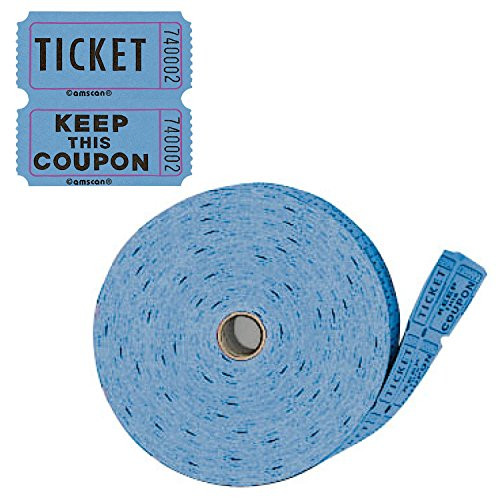 Blue Double Ticket Roll, Party Favor