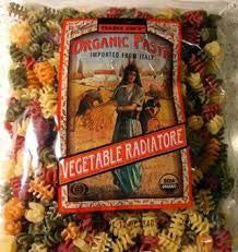 Trader Joes Organic Pasta Vegetable Ridiatore 12oz Per Bag Case of 4
