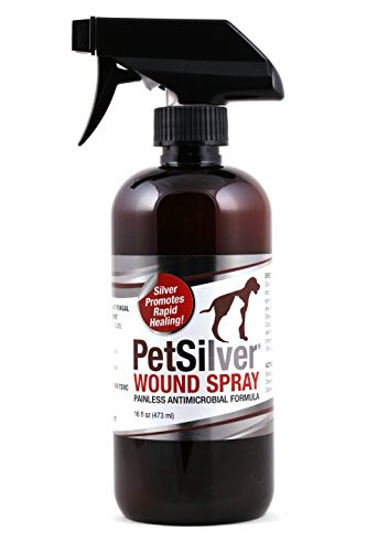 PetSilver 50 ppm Wound Spray with Chelated Silver for a Variety of Skin Issues