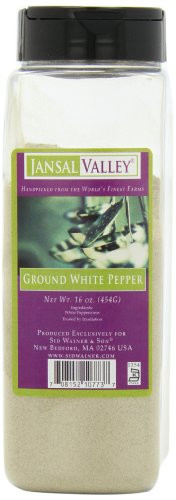 Jansal Valley Ground White Pepper 16 Ounce