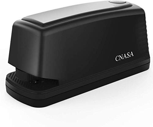 HeavyDuty Automatic Stapler Electric Stapler25 Sheet Capacity for Professional and Home Office Battery Operated or AC Adapter?Included?Black