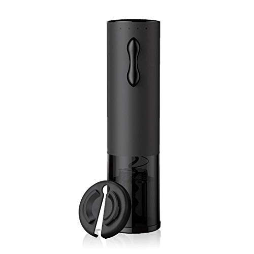 Electric Wine Bottle Opener Wine Corkscrews with USB Chargingfor Cork Remover Wine Opener with Foil Cutter black