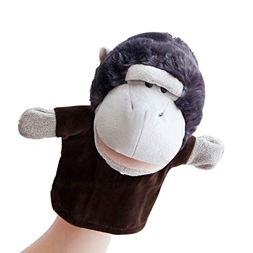 Hand Puppets Jungle Animal Friends with Working Mouth for Imaginative Play Storytelling Teaching Preschool  RolePlayOrangutan