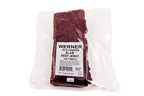 Werner Beef Jerky Slabs Old Fashion Giant Slab  15ct