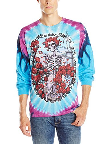 Liquid Blue Mens Grateful Dead 30Th Anniversary Long Sleeve TShirt Multi Medium