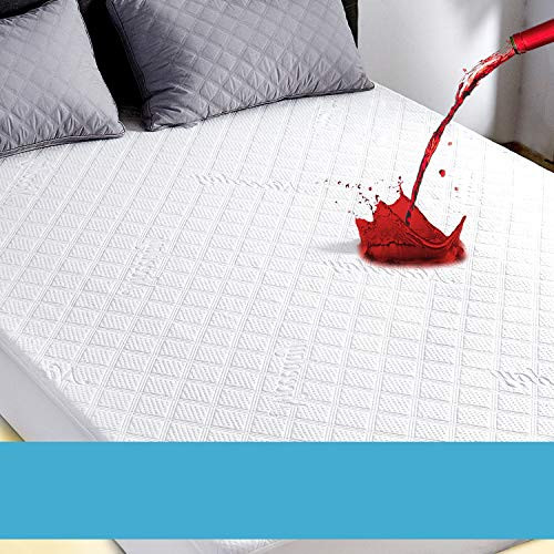 Niceeday Twin Size Mattress Protector Cooling Bamboo Waterproof Mattress Protector Ultra Soft 3D Air Fabric Mattress Pad Cover Hypoallergenic Waterproof Sheets Cotton IvoryPremium 3D Twin Niceeday Twin Size Mattress Protector Cooling Bamboo Waterproof Mattress Protector Ultra Soft 3D Air Fabric Mattress Pad Cover Hypoallergenic Waterproof Sheets Cotton IvoryPremium 3D Twin
