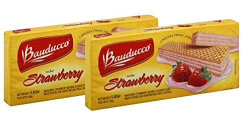 Bauducco Wafer Strawberry 582 Ounce Pack of 2