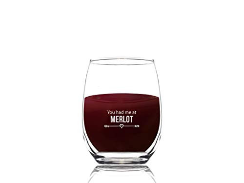 You had me at Merlot 21 Ounce Wine Glass