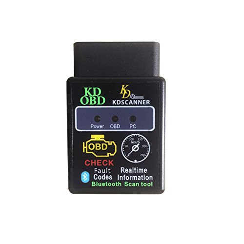 KDator HH OBD Advanced ELM327 OBDII Scanner Bluetooth OBD2 CAN Bus Check Engine Car Auto Diagnostic Scanner Tool Interface Adapter V15 for Android Windows PC Only