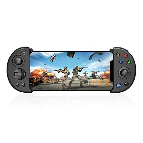Wireless Mobile Controller Gamepad PUBG Mobile Game Controller with Triggers for 3565 Inch Android iOS 110~133 for Most of Shooting Games Stretchable Grip FPS Games Gamepad